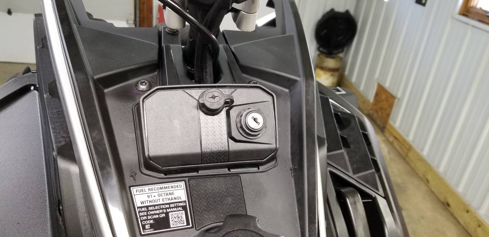 Installing heated shield plug on a Matryx Polaris