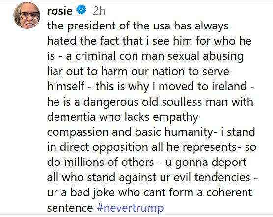 Leftard Meltdown Rosie Citizen Revoked