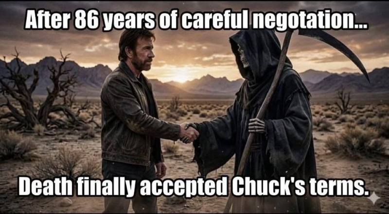 RIP Chuck Norris... the Greatest - Current Events - FreedomSledder.com